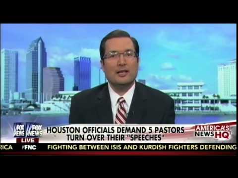 Attorney Gibbs speaks with Fox News about Houston city officials’ demand for pastors’ “speeches” Attorney Gibbs speaks with Fox News about Houston city officials’ demand for pastors’ “speeches”