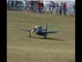 Radio Control Warbird field fire!