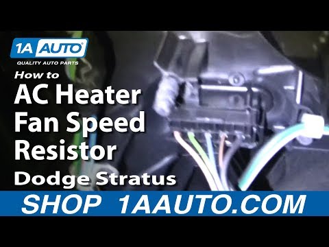 How To Fix AC Heater Fan Speed Resistor Dodge Stratus 01-04 1AAuto.com
