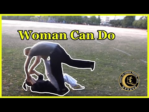 Women's self defence, defense (SKMA Hapkido London) See video