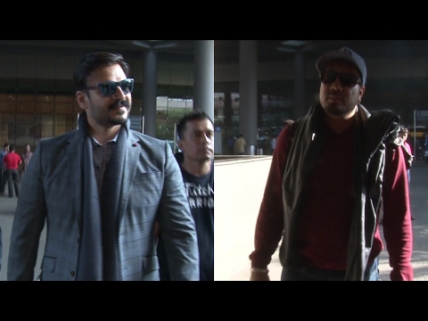 Vivek Oberoi & Mika Singh Spotted At Airport