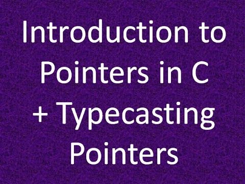 how to define pointer to an array in c