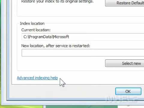 how to rebuild outlook 2010 search index