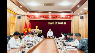 Họp Ban Chỉ đạo sắp xếp đơn vị hành chính cấp xã thành phố Uông Bí