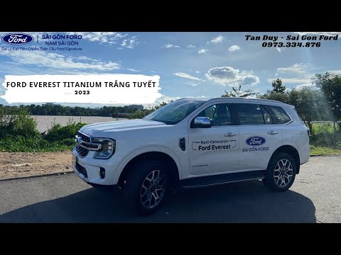 MÀU TRẮNG TUYẾT TRÊN FORD EVEREST TITANIUM 2023 |TẤN DUY - SÀI GÒN FORD|