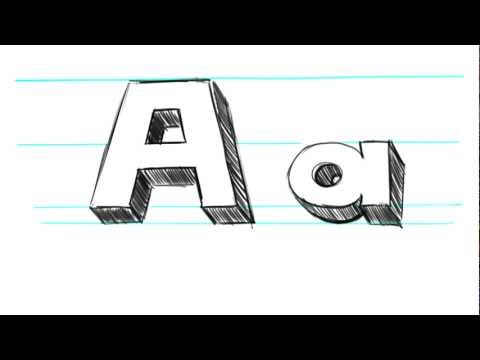how to draw a lowercase h in 3d