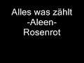 Aleen - Rosenrot (Alles Was Z�hlt Soundtrack)