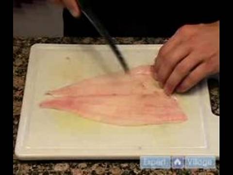 Fish Recipes: Cooking and Frying Fish and Preparing Fish Stock : Part 3: How To Clean & Fillet a Flat Fish: Fish Preparation Recipes
