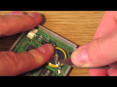 how to replace a gba game battery