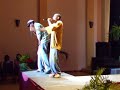 two young artists performing at a fashion show in montserrat
