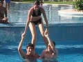 Trying to make a human pyramid @ Acapulco