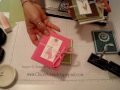 small  composition notebook with chic stand