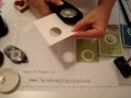 Small  Composition Notebook with Chic Stand