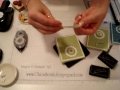 small  composition notebook with chic stand