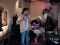 Aug 30. 2008. Kaoru Ohmoto Jazzing Flute Trio Daytime Live at Chigasaki Marry Kanagawa Japan. Kaoru Ohmoto(flute), Satoru Yoshino(guter) and Masao Tajima (bass).