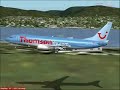 ThomsonFly 737-800 at Vancouver