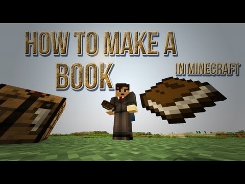 how to make a book i minecraft