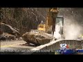 Polk County Tennessee Rockslide Nearly Kills Road Crew