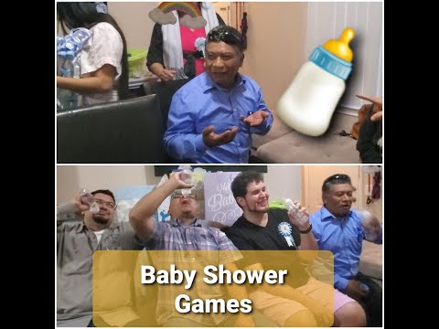 video-linktoworks-Funny Baby shower Games Unisex/ Crazy Baby Shower...