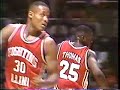 Illini Basketball vs Michigan 1993 Highlights