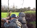 1/6 RC King Tiger tank giving support fire to infantry 1/6 RC King Tiger tank giving support fire to infantry