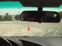 Piner @ south florida fairgrounds (in car) E36 BMW drift