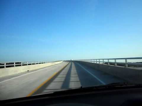 Crossing the new bridge at Sunset Beach, NC
