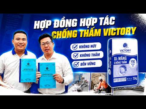 KÝ KẾT HỢP ĐỒNG VỚI NHÀ PHÂN PHỐI CHỐNG THẤM VICTORY NINH BÌNH
