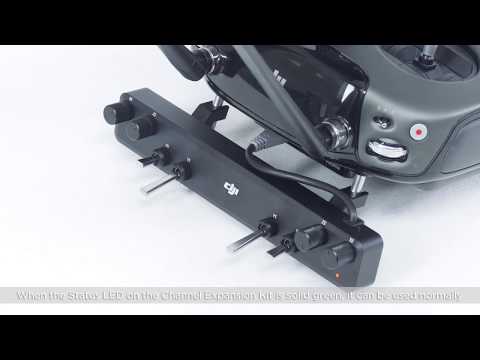 DJI Matrice 600 - Mounting the Remote Controller Channel Expansion Kit