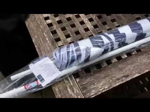 CMI Strandschirm Obi Sonnenschirm Ø 160 cm unboxing und Montage