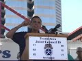 the teamsters sponsored a labor rally in downtown st. louis on august 16, 2008 to demand that inbev, the international brewing giant, honor its 