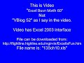 Excel Busn Math 60: Future Value Annuities FV&PMT function