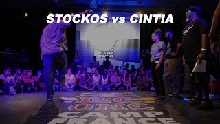 Stockos vs Cintia  – RedBull BC One Camp France 2018 7 to smoke Popping