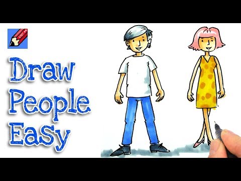How to draw cartoon people