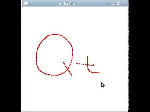 how to draw a line in qt example