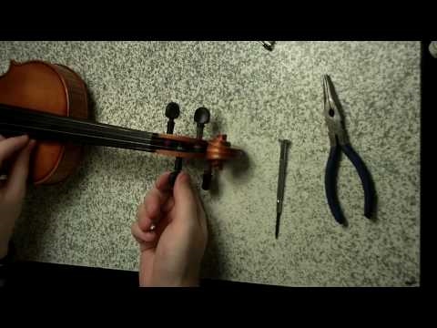 how to fit violin pegs