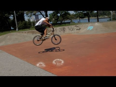 how to do a bunny hop - See what you can learn on the go with the new Howcast App for iPhone and iPad: http://bit.ly/11ZmFOu Watch more How to Do BMX Bike Tricks videos: http://www....