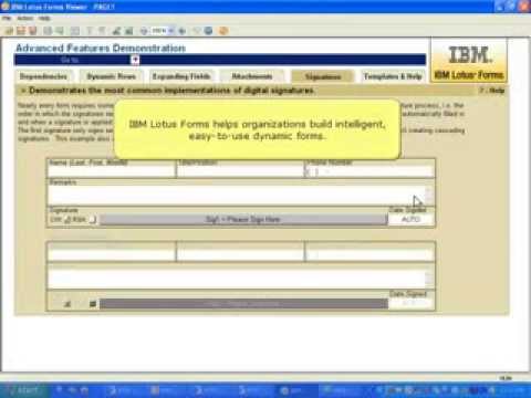 How to Apply Digital Signatures in IBM Lotus Forms