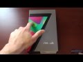 Nexus 7 Unboxing