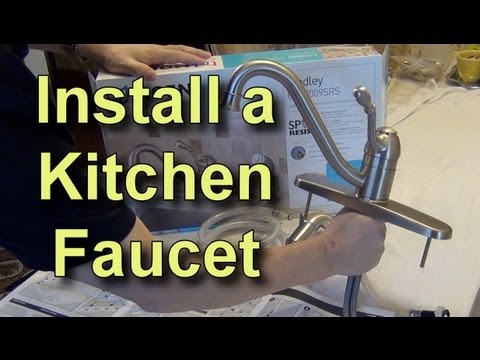 how to change kitchen faucet