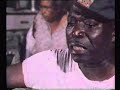 robert pete williams, bluesman from baton rouge, louisiana, captured here in the process of improvising a new composition, scrap iron blues, in 1971. not only does he describe his current job, but he also explains the circumstances that led to his arrest for murder and incarceration in the notorious angola penitentiary.