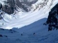 descente � ski du couloir ouest de la blanche (ski 5.2)