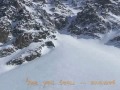 descente � ski du couloir ouest de la blanche (ski 5.2)