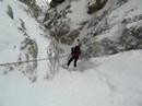 Dolomites steep skiing - Canale Holzer