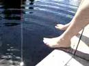 Me & Stevie at her pond