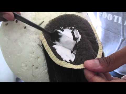 how to dye knots on lace closure