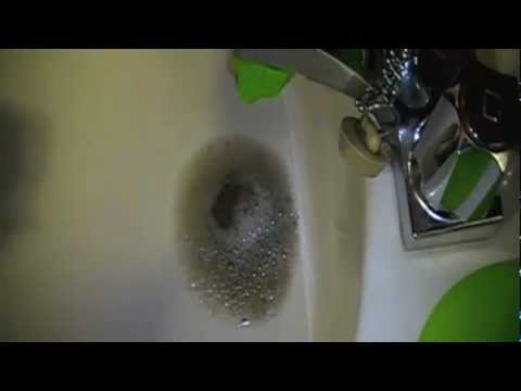 how to clean the overflow in bathroom sink