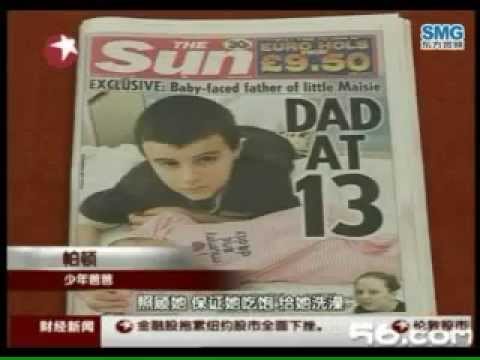 アルフィーPATTEN、13歳のおとうさん。 英語 バックグラウンドを含むこと。