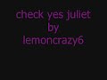check yes juliet-we the kings with lyrics