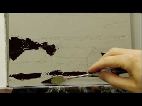 how to paint with a palette knife